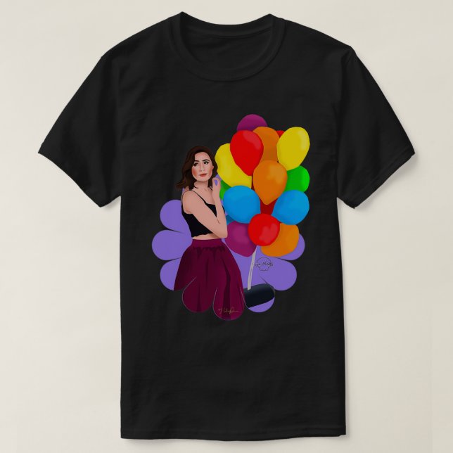 Dodie ClarkDodleoddle Balloons T Shirt (Design framsida)