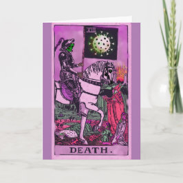 Dödkort BLANK Coronavirus Art Tarot Card Kort
