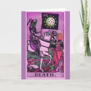 Dödkort BLANK Coronavirus Art Tarot Card Kort