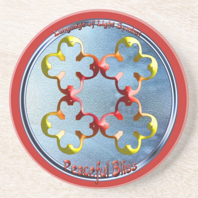 Dödla på symbolen Peacnice Bliss Underlägg (Framsidan)