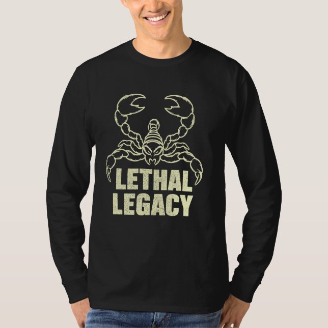 Dödlig äldre skorpion t shirt (Framsida)