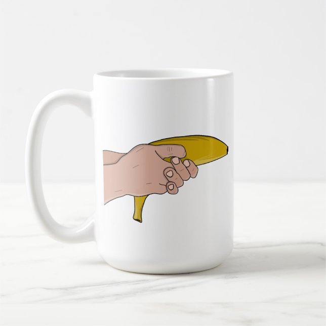 Dödlig banan kaffemugg (Vänster)