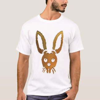 Dödlig kaninvapensköld (svarten) tee shirt