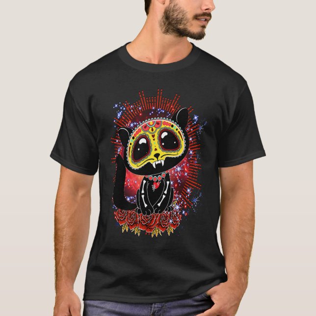 Dödlig katt t shirt (Framsida)