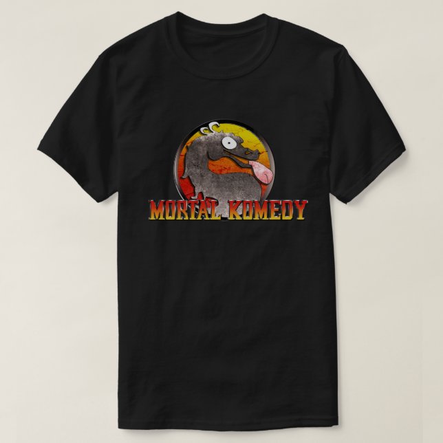 Dödlig Komedy T-tröja Tee Shirt (Design framsida)