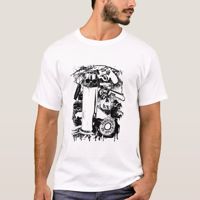 dödlig kulvild t shirt (Framsida)
