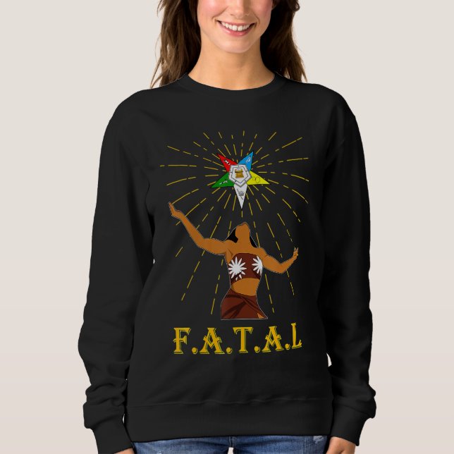 Dödlig syster med Oes Star Light Östra Star Moth T Shirt (Framsida)