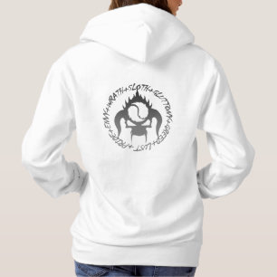 Dödliga sju syndar kvinna grundläggande Hooded T-shirt