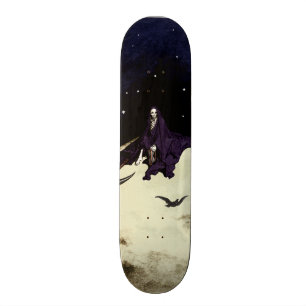 Dödlighet och månen mini skateboard bräda 18,7 cm