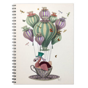 Dodo Ballon med Dragonflies Anteckningsbok