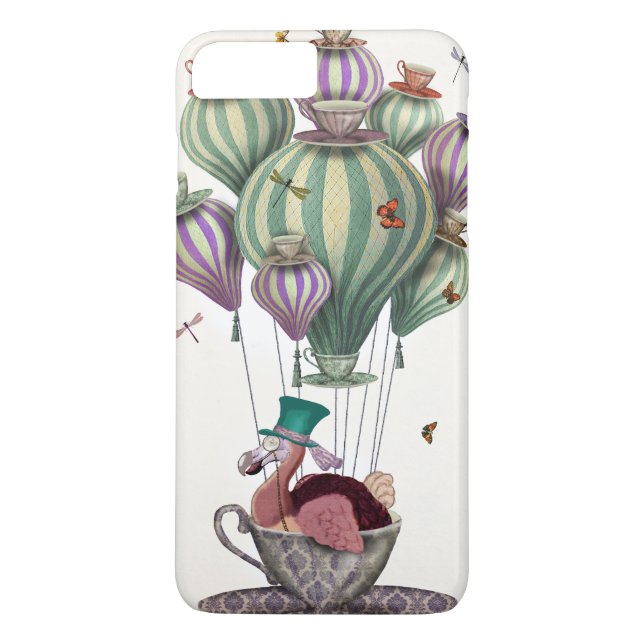 Dodo Balloon with Dragonflies Case-Mate iPhone Skal (Baksida)