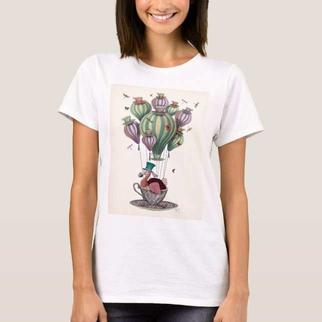 Dodo Balloon with Dragonflies Tee Shirt (Framsida)