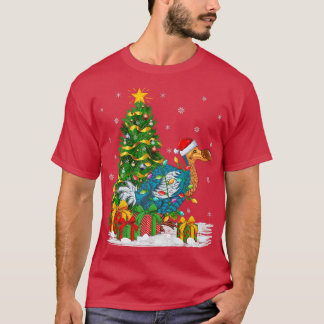 Dodo Bird Älskare-familjen Matching Santa Hat Dodo T Shirt