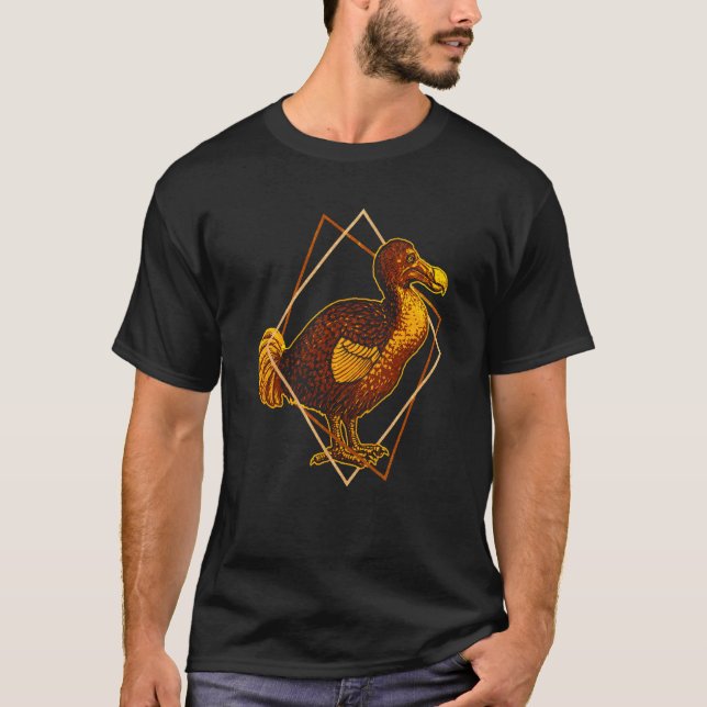Dodo Bird Extinct Prehistoric Animal Mauritius Col T Shirt (Framsida)
