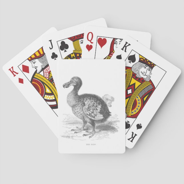 Dodo Bird Illustration Casinokort (Baksidan)