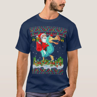 Dodo Bird Julafton Pajama Ugly Santa Riding Dodo C T Shirt