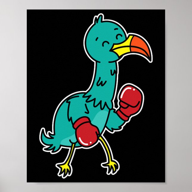 Dodo Boxing Poster (Framsidan)