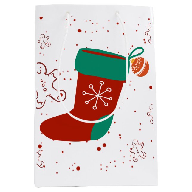 Dodo Craft Studio Söt julstrumpa Holiday. (Framsidan)