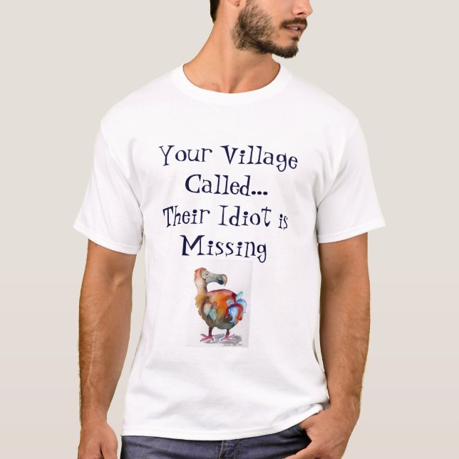 Dodo-Fågel-kallade by T-shirt (Framsida)