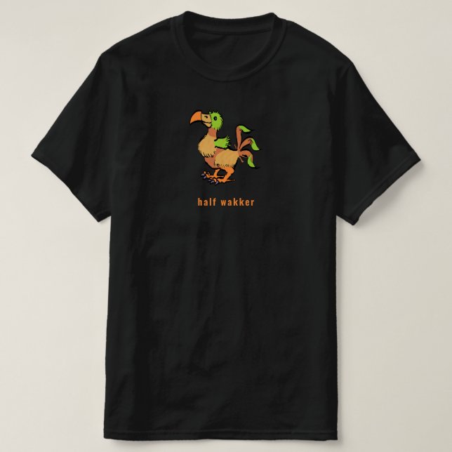Dodo half wakker t shirt (Design framsida)