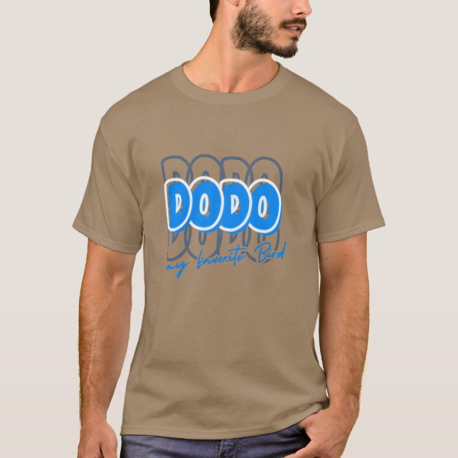 Dodo Mina favoritfågelvänner T Shirt (Framsida)