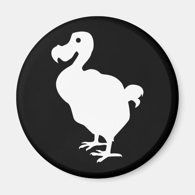 Dodo Silhouette Magnet (Framsidan)