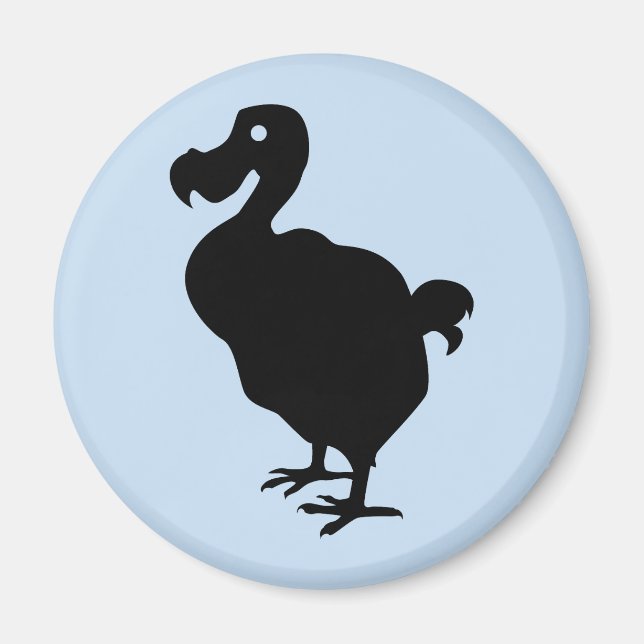 Dodo Silhouette Magnet (Framsidan)