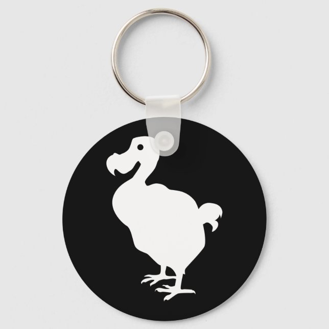 Dodo Silhouette Nyckelring (Framsida)