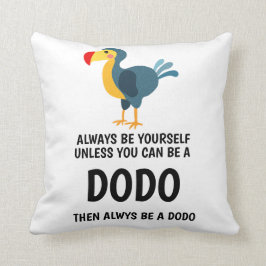 Dodo Speciella citattecken Dekorativ kudde
