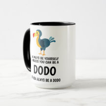 Dodo Speciella citattecken för två tonkaffe Mugg