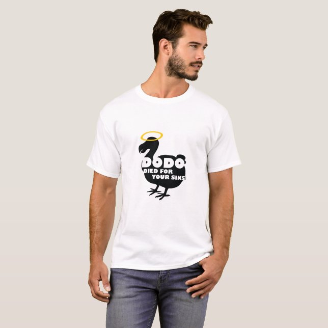 Dodoen dog för ditt syndar tee shirt (Hel framsida)