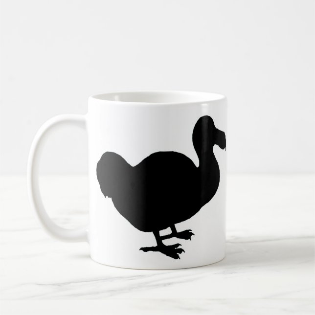 DodofågelSilhouette Kaffemugg (Vänster)