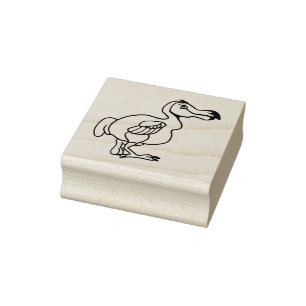 Dodofågeltecknad Stämpel
