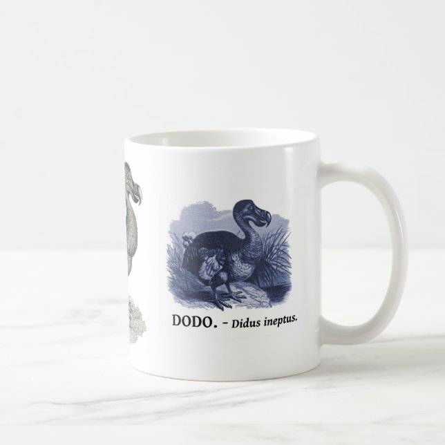 DoDofågeltryck Kaffemugg (Höger)