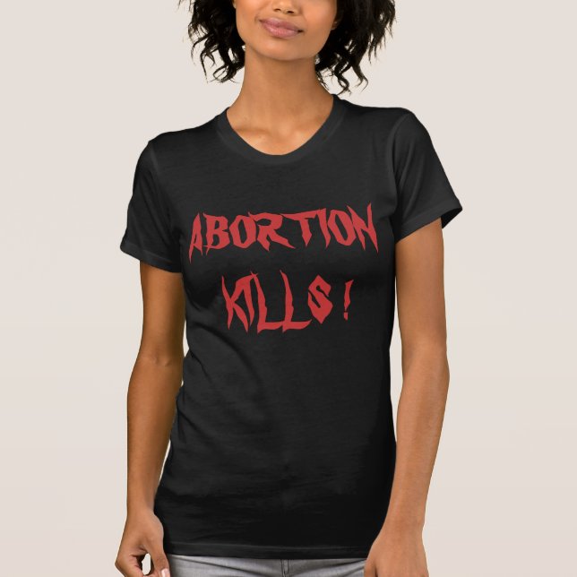DÖDOR FÖR ABORTION T SHIRT (Framsida)