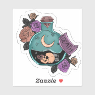 Dödsaffär Witchy Vinyl Sticker Klistermärken