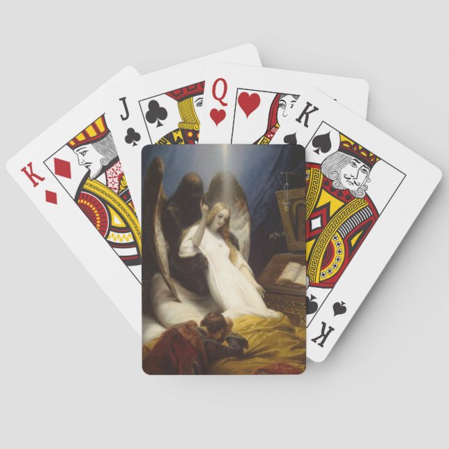 Dödsängel (på väg till himlen) (Horace Vernet) Casinokort (Baksidan)