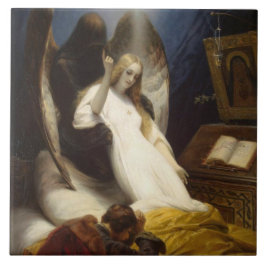 Dödsängel (på väg till himlen) (Horace Vernet) Kakelplatta
