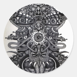 Dödsängel Runt Klistermärke