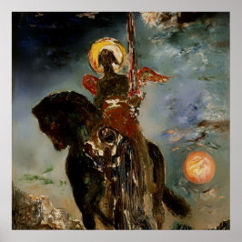 "Dödsängeln" av Gustave Moreau Poster