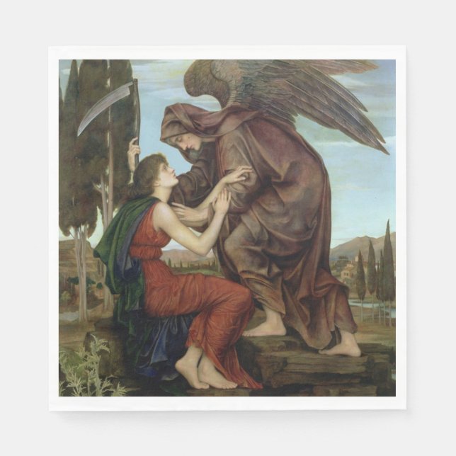 Dödsängeln (Kompassion i slutet av livet) Pappersservett (Framsidan)