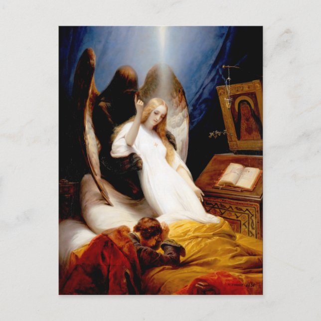 Dödsängelse av Horace Vernet (1851) Vykort (Framsida)