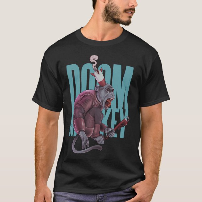 Dödsapa (mörk) t shirt (Framsida)