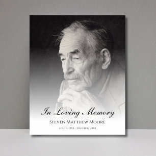 Dödsbegravning i foto Memorial Poster