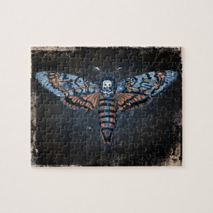Dödschef Moth, även känd Sphinx atropo-moth Pussel