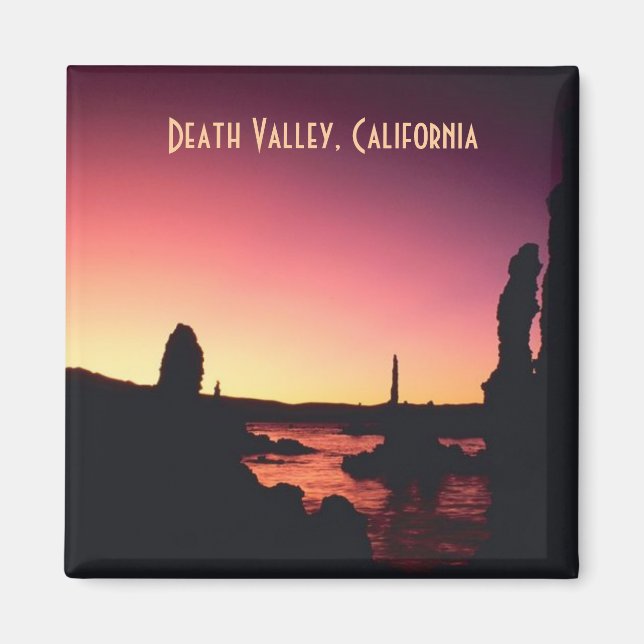 Dödsdalen CA Photo Travel Souvenir Magnets Magnet (Framsidan)