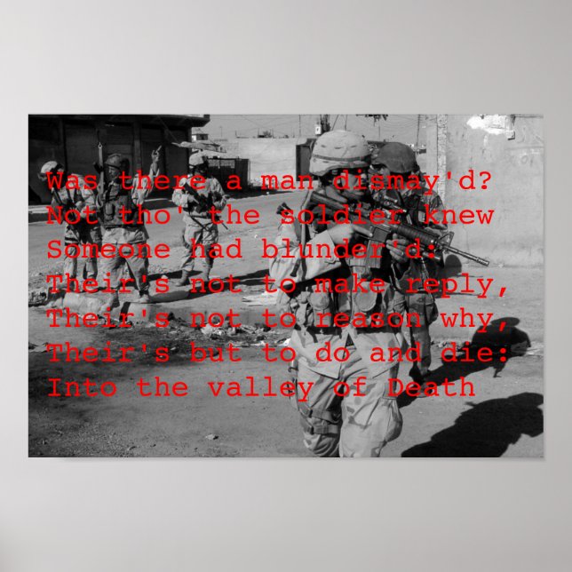 Dödsdalen i Irak Poster (Framsidan)