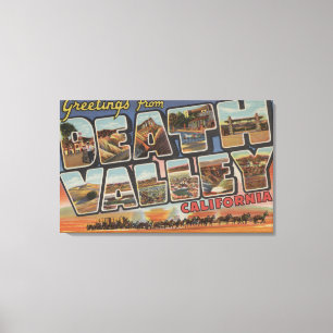 Dödsdalen, Kalifornien - Stora Brev Scenes Canvastryck