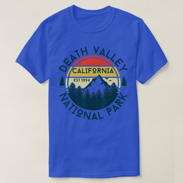 Dödsdalen National Park California Nature Hikin T Shirt (Design framsida)