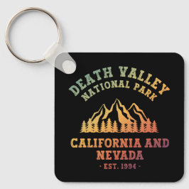 Dödsdalen National Park USA Gradient Nyckelring